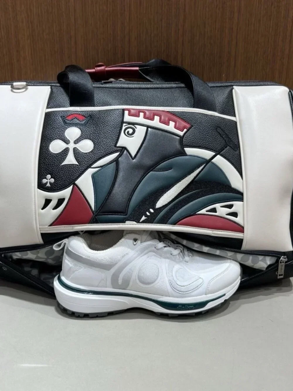 Malbon Fashion Golf Boston Bag Shoes Bag Weekender Carry-On